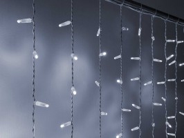 Занавес 2*1.5 м облегченный колпачок, БЕЛЫЙ, белый провод Код: 060201 Занавес 2*1.5 м облегченный колпачок, БЕЛЫЙ, белый провод Код: 060201