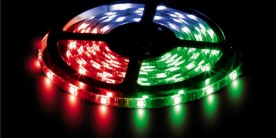 Лента светодиодная RGB 12В SMD 5050 30led 7,2Вт LS